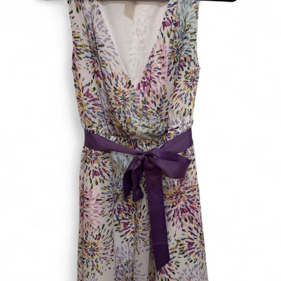 Lane Bryant Dresses & Skirts - Lane Bryant Women's Purple Pastel Multicolor w/ Bow Party Cottagecore Dress